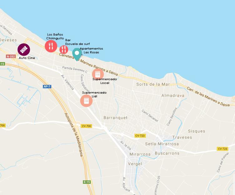 Apartamentos Las Rosas Dénia Esterno foto